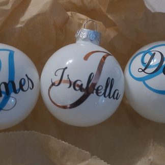 kerstbal met naam