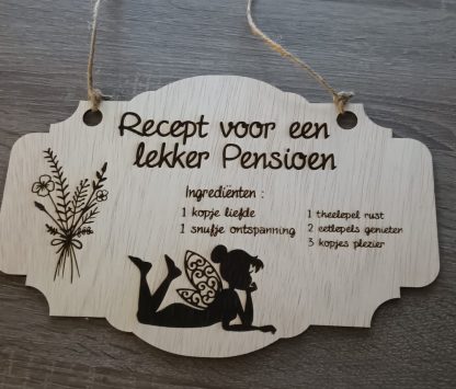 Recept voor een lekkere pensioen