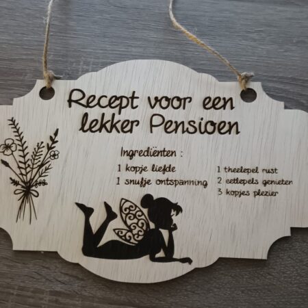 Recept voor een lekker pensioen
