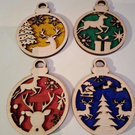 Set kerstballen