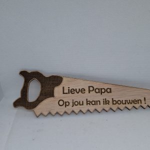 Zaagje op jou kan ik bouwen