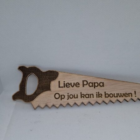 Zaagje op jou kan ik bouwen