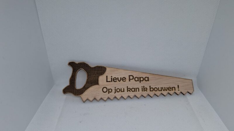 Zaagje op jou kan ik bouwen