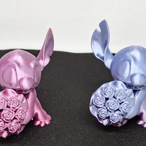 3D stitch met boeket