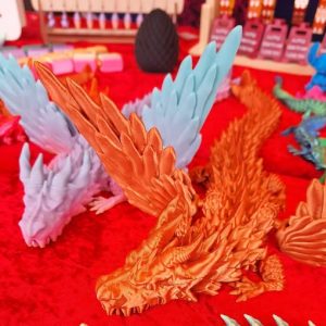 draak met vleugels 42 cm