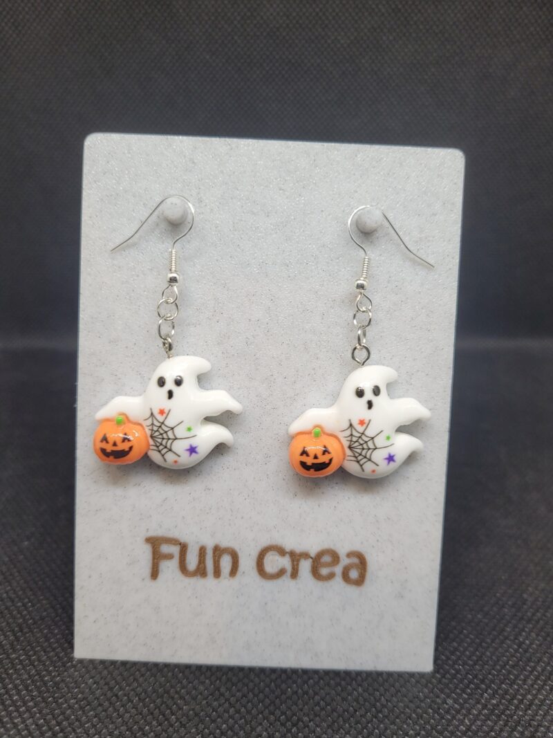 Spookje met pompoen