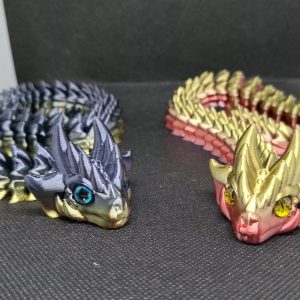 Draak met glazen ogen