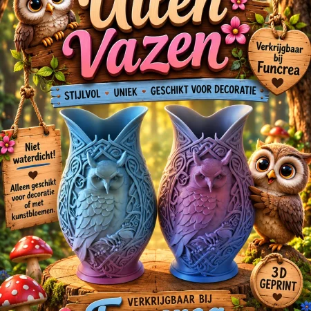 Vaas met een uil
