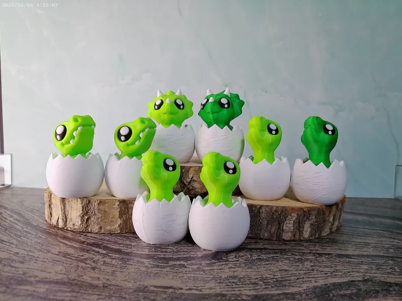 dino in ei klikker