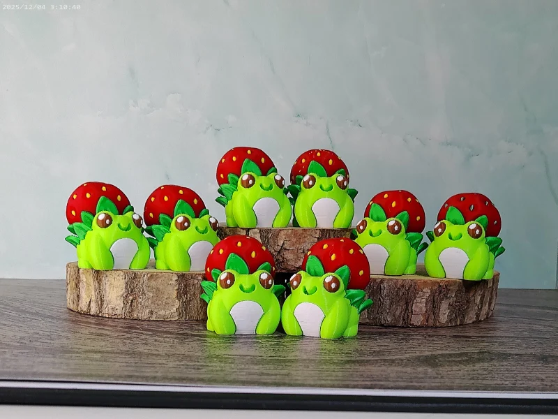 Aardbeien kikker klikker