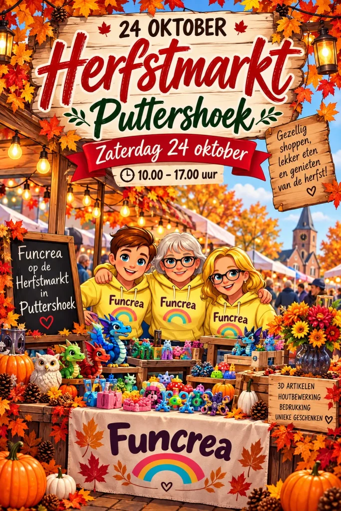 Herfstmarkt Puttershoek van Fun Crea